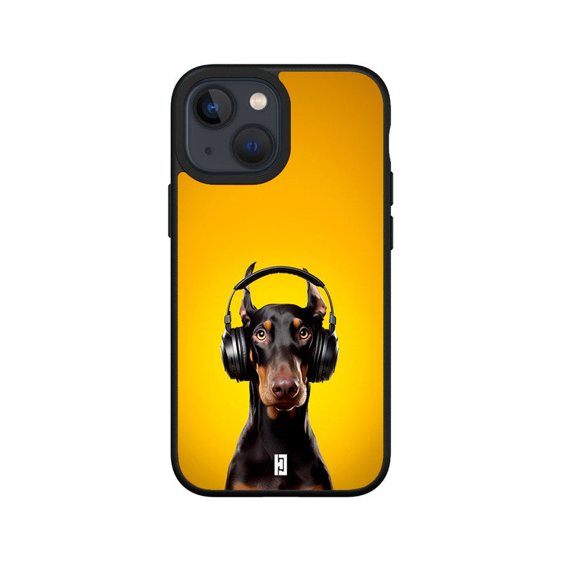 Funda iPhone 12 Doberman