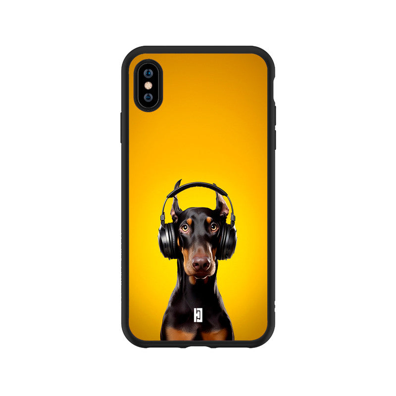 Funda iPhone XS Max Doberman