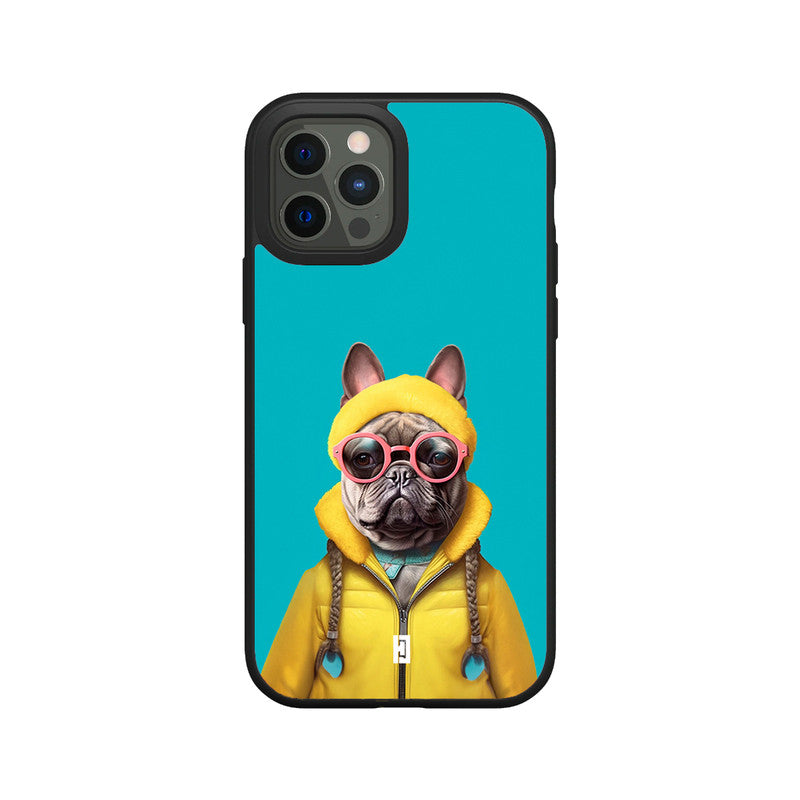 Funda iPhone 12 Pro Max Bulldog Francés