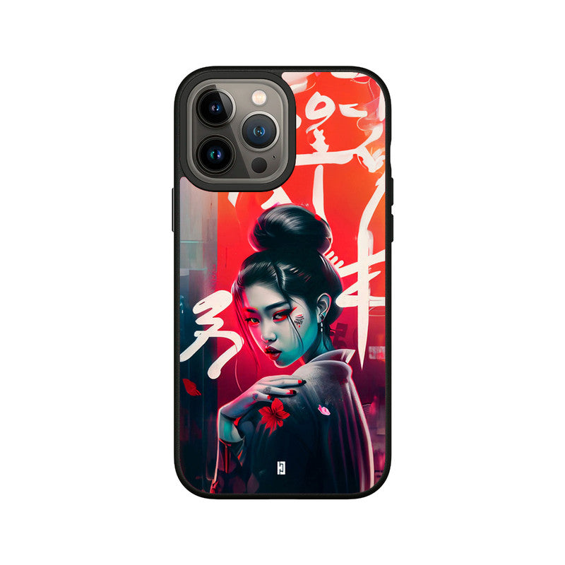 Funda iPhone 16 Pro Geisha Elegance