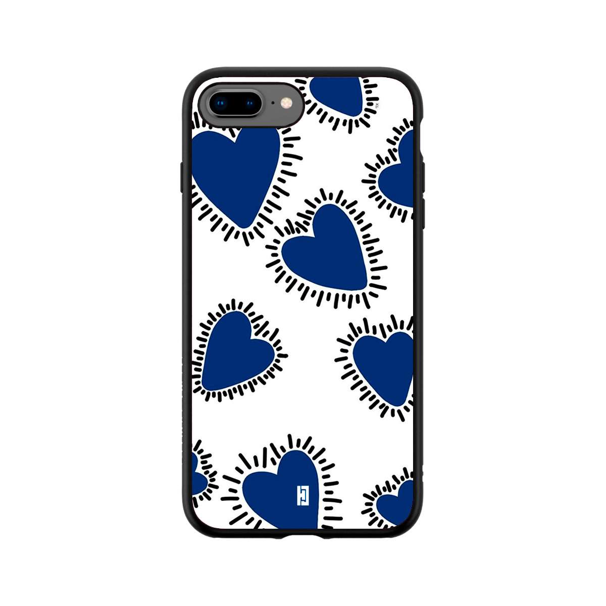 Funda iPhone 7 Plus/8 Plus Corazones Azules