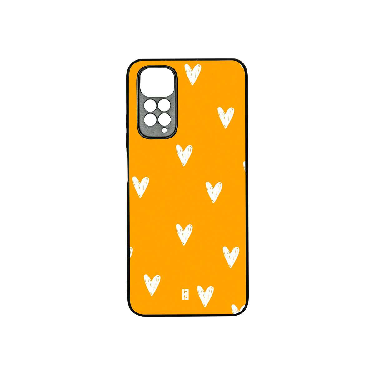 Funda Redmi Note 11 Corazones Amarillo