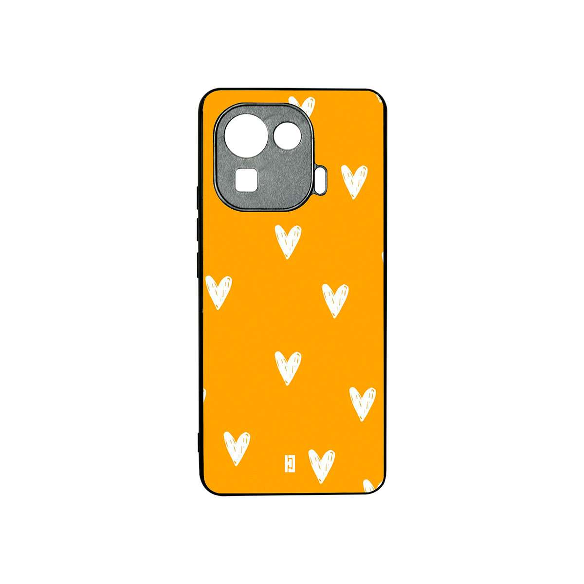 Funda Xiaomi 11Pro Corazones Amarillo