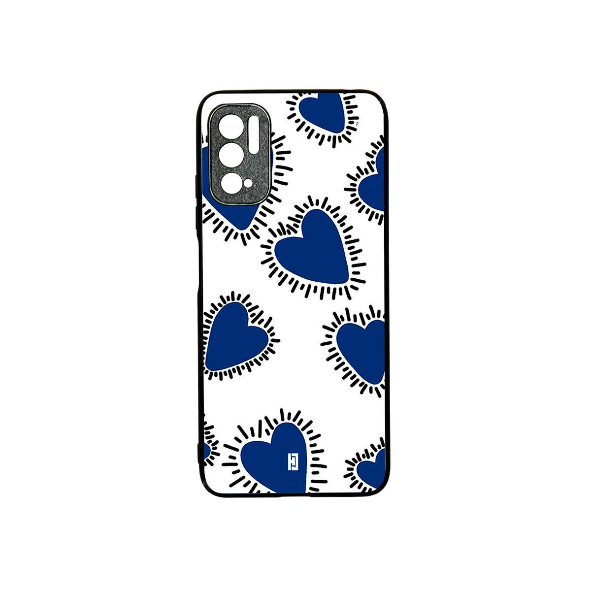 Funda Redmi Note 105G Corazones Azules