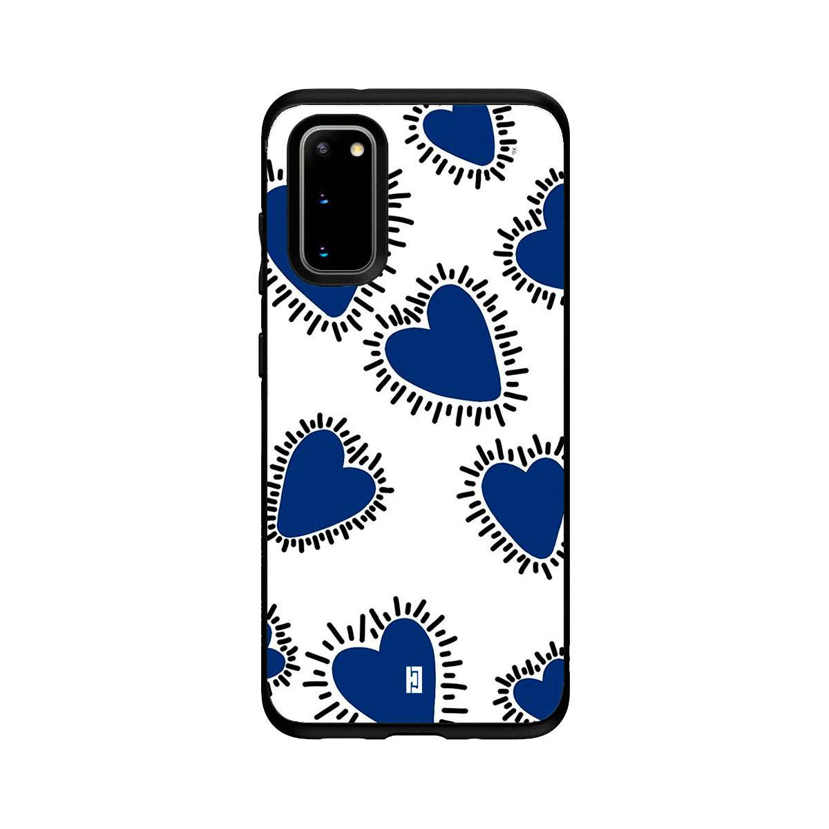 Funda Samsung Galaxy S20 Corazones Azules