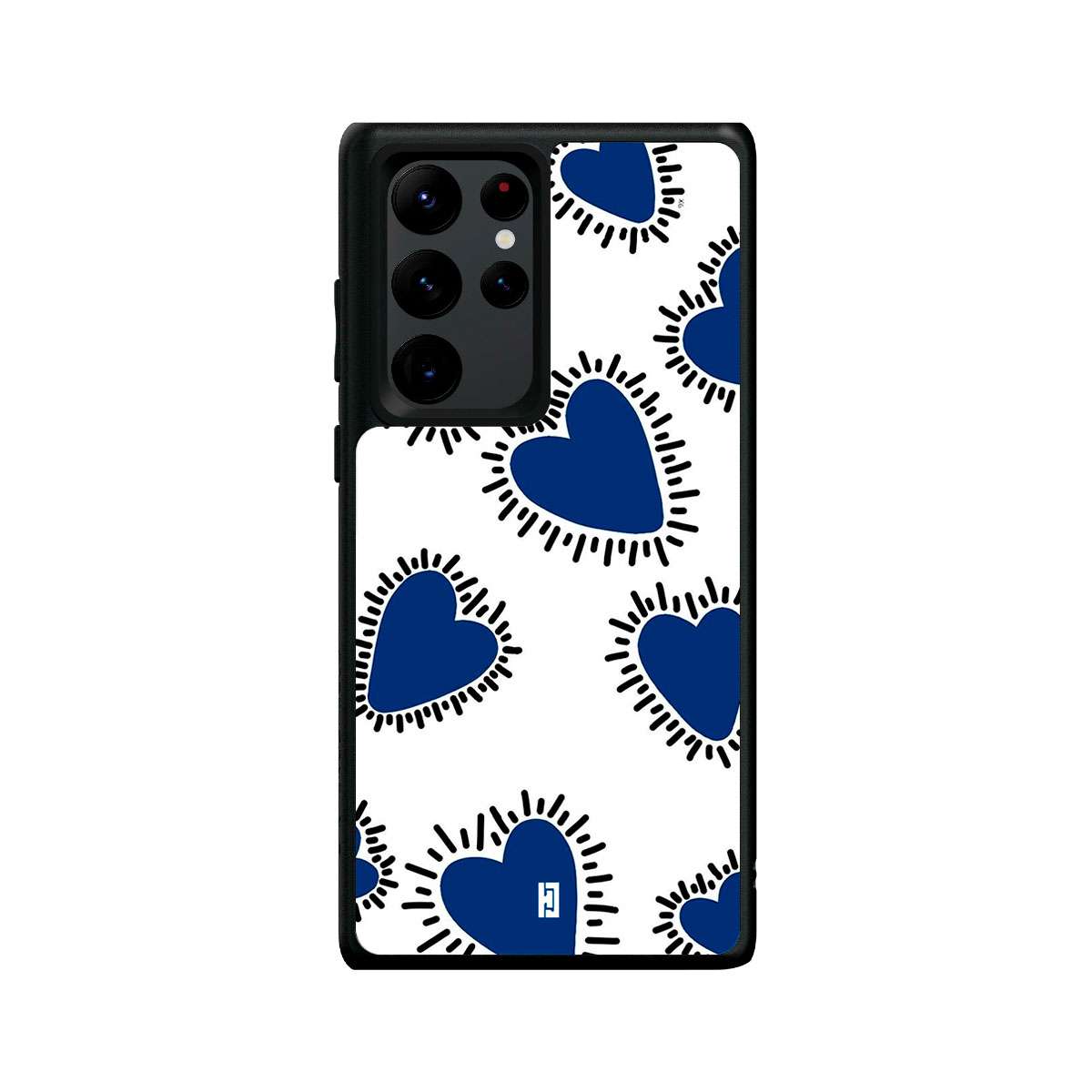 Funda Samsung Galaxy S22 Ultra Corazones Azules