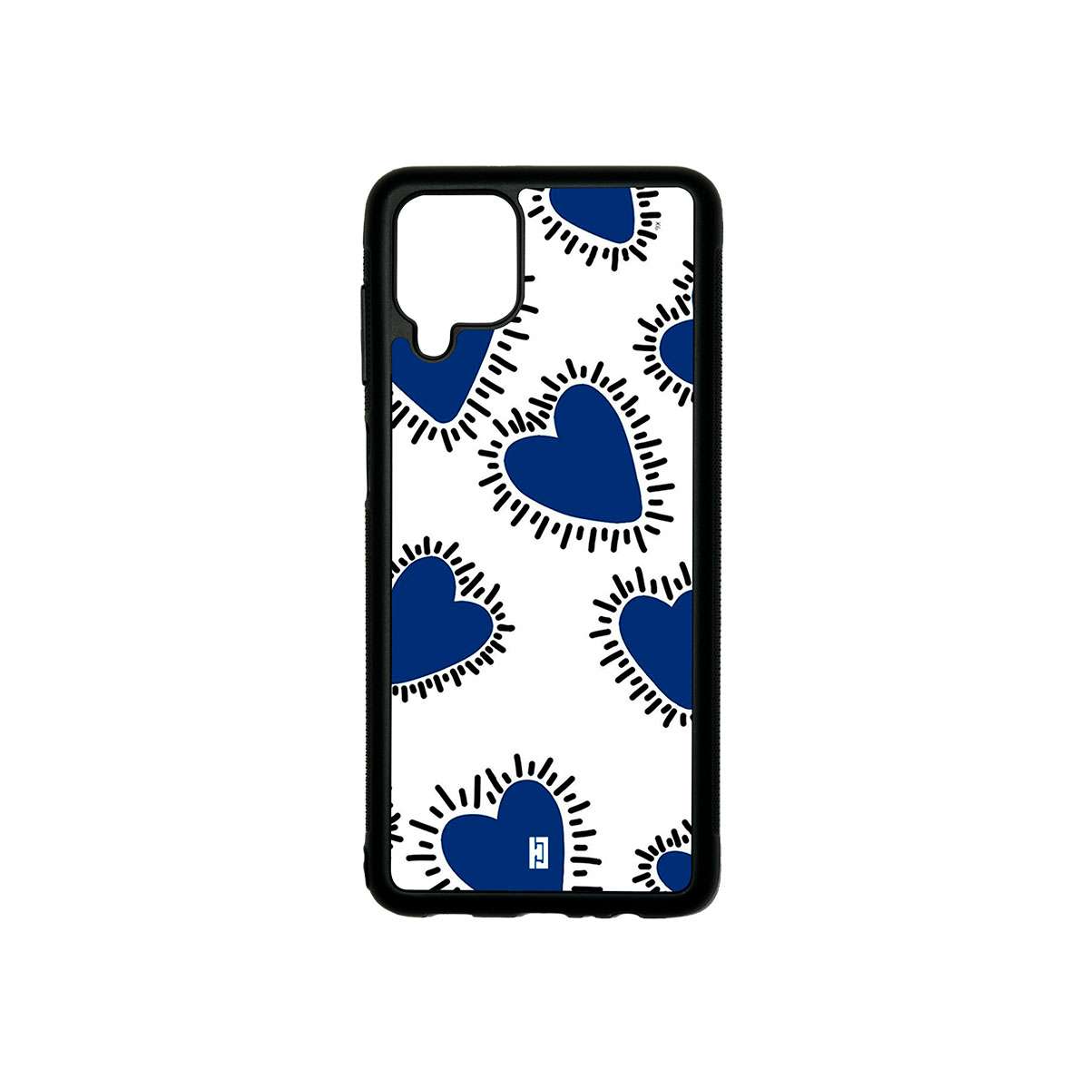 Funda Samsung Galaxy A12 5G Corazones Azules