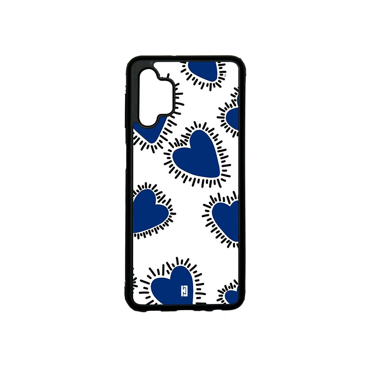 Funda Samsung Galaxy A32 Corazones Azules