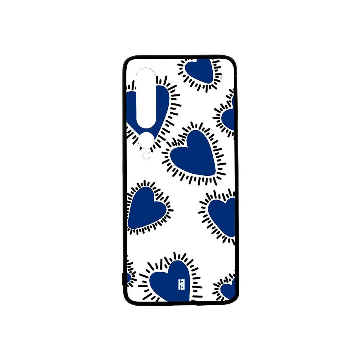 Funda Xiaomi 10 Corazones Azules