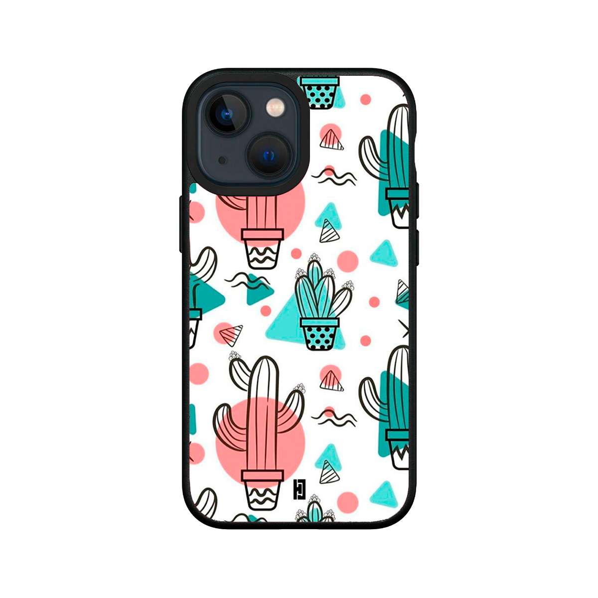 Funda iPhone 12 Mini Cactus Geometrico