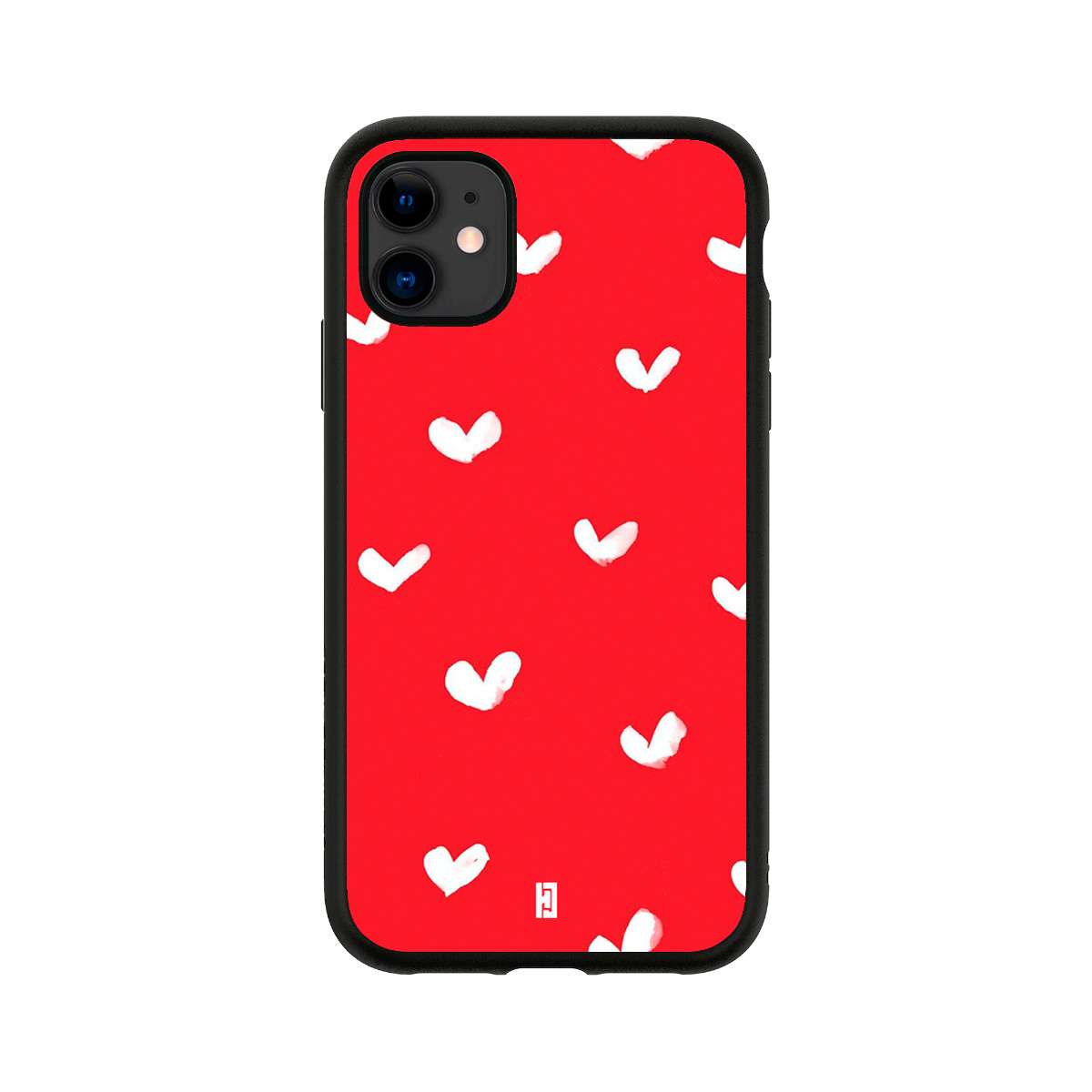 Funda iPhone 11 Corazones