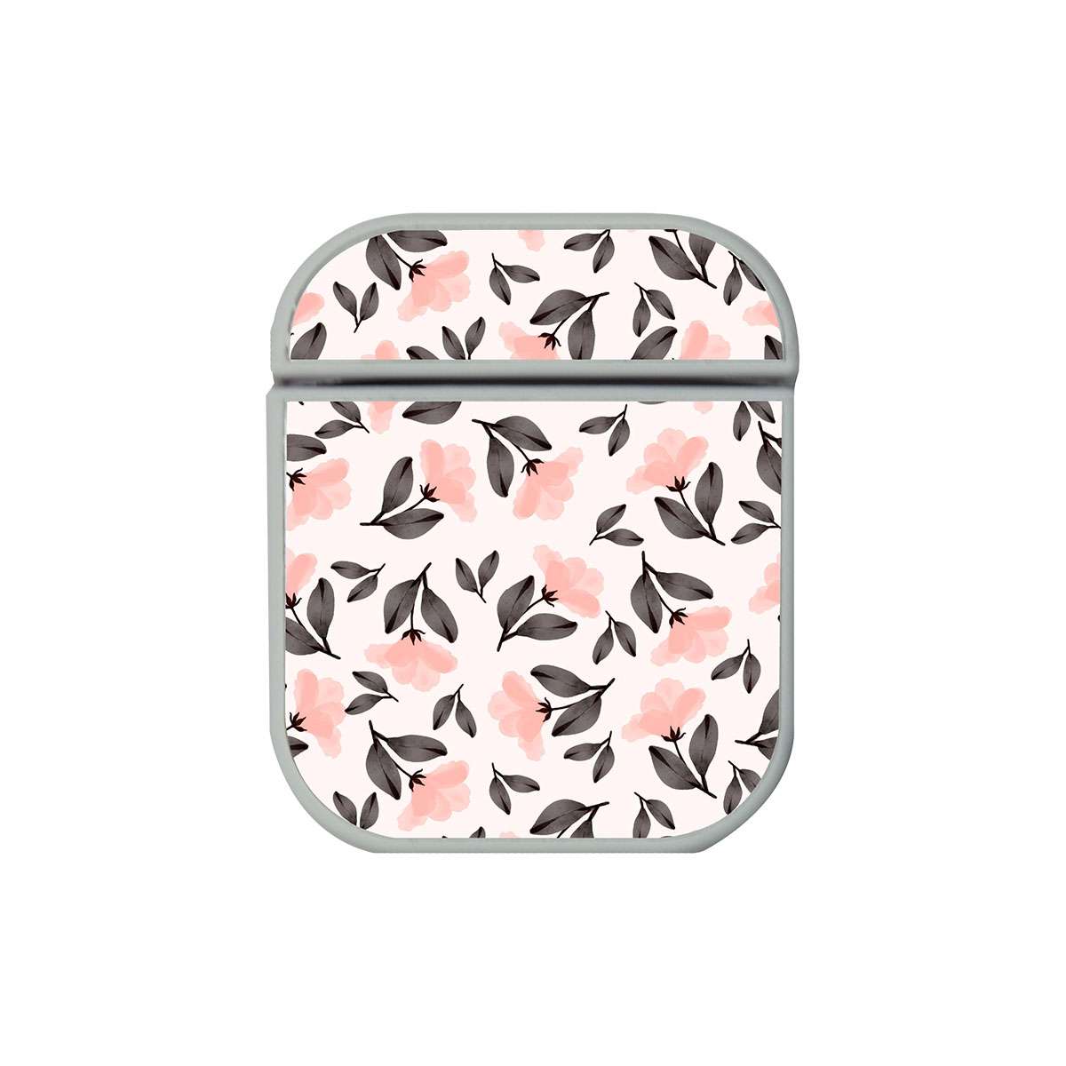 Funda Gris AirPods (1ª/2ª Gen) Flores