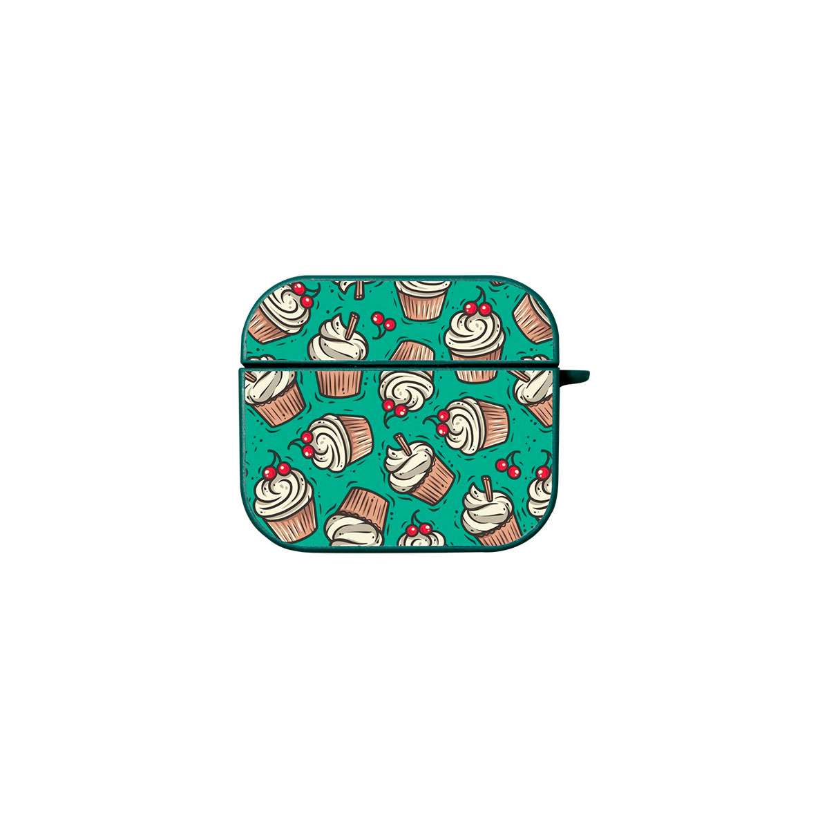 Funda Verde AirPods (3ª Gen) Cupcakes