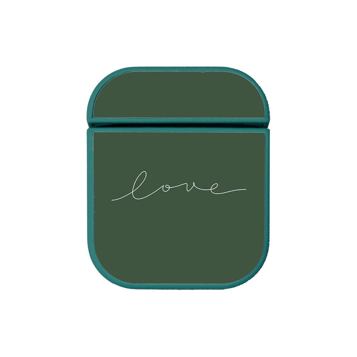 Funda Verde AirPods (1ª/2ª Gen) Love