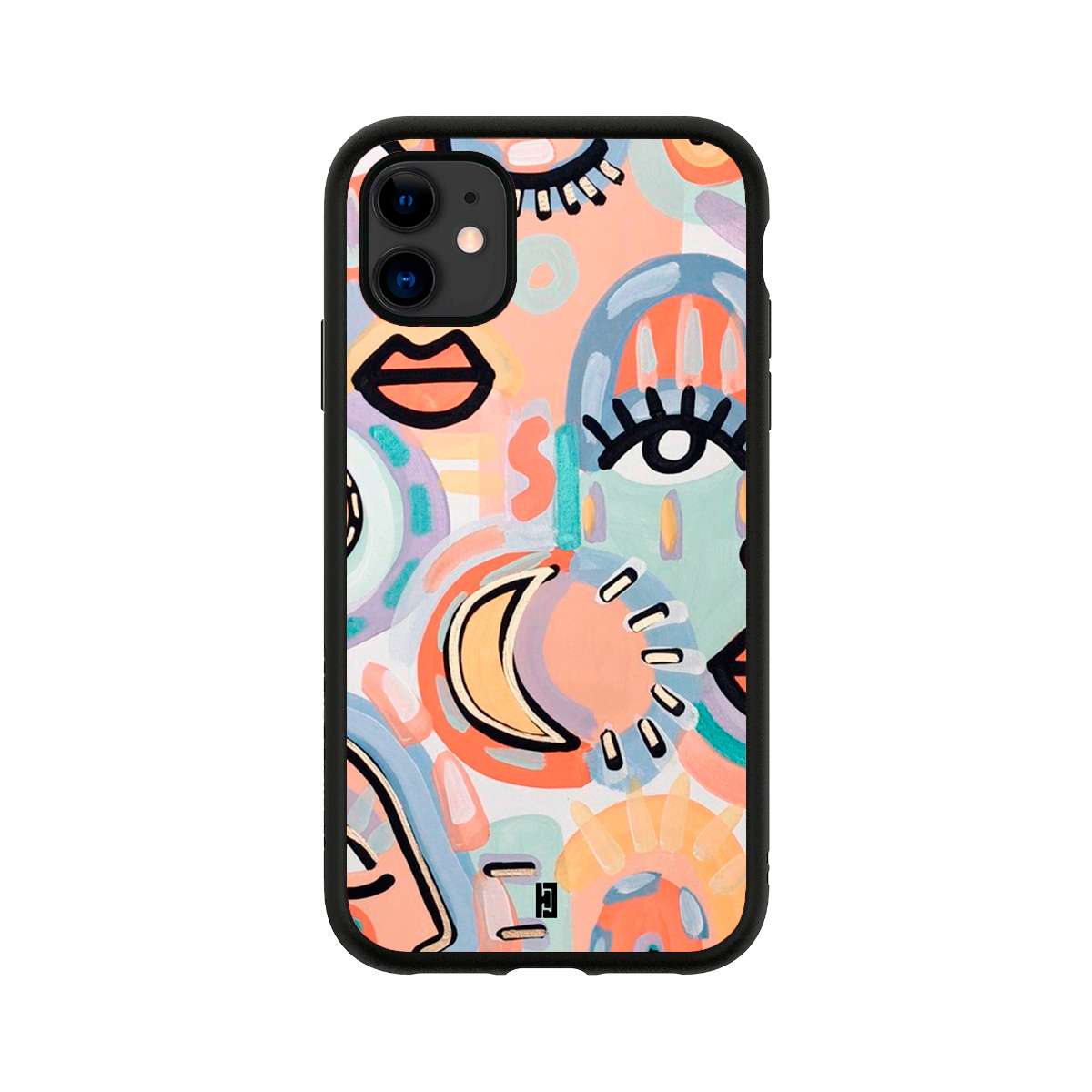 Funda iPhone 11 Pintura Caras