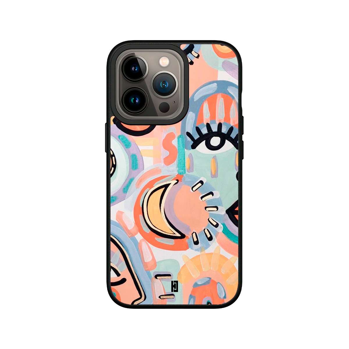 Funda iPhone 12/12 Pro Pintura Caras