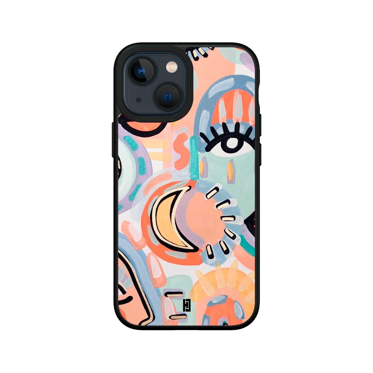 Funda iPhone 12 Mini Pintura Caras