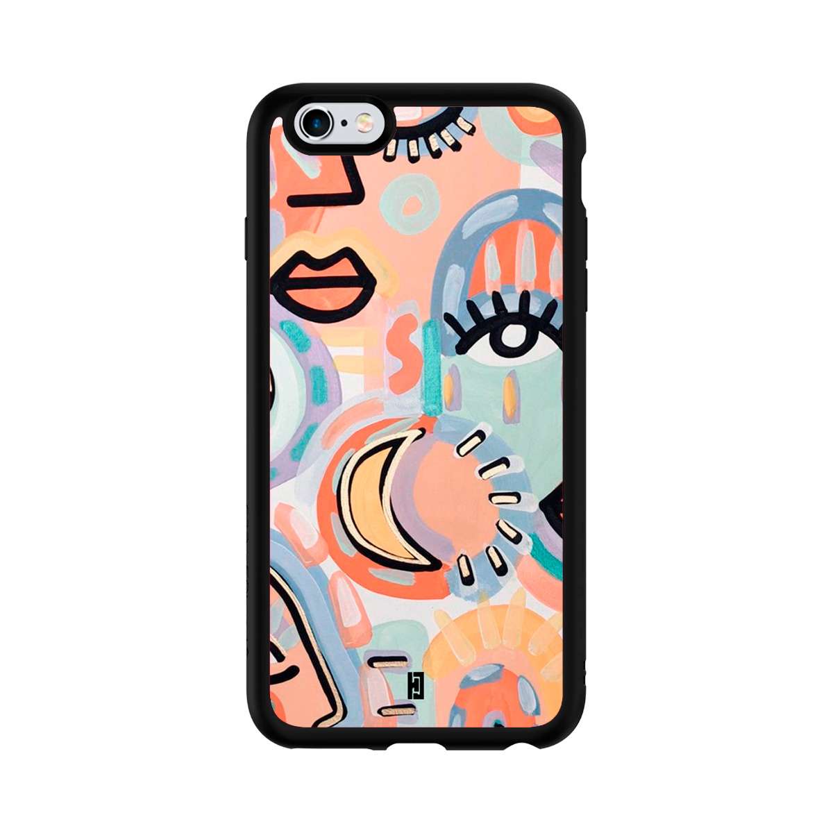 Funda iPhone 6 Pintura Caras