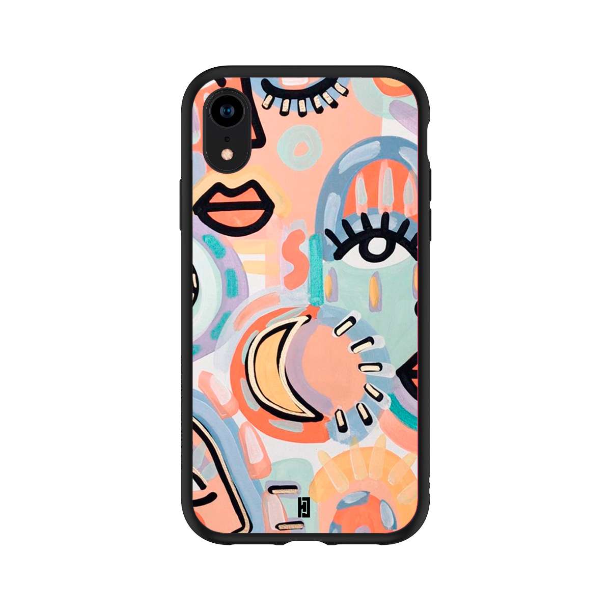 Funda iPhone XR Pintura Caras