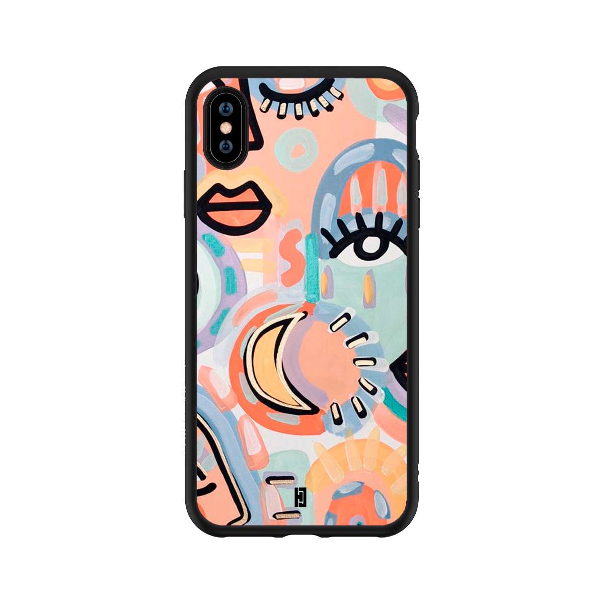 Funda iPhone X/XS Pintura Caras