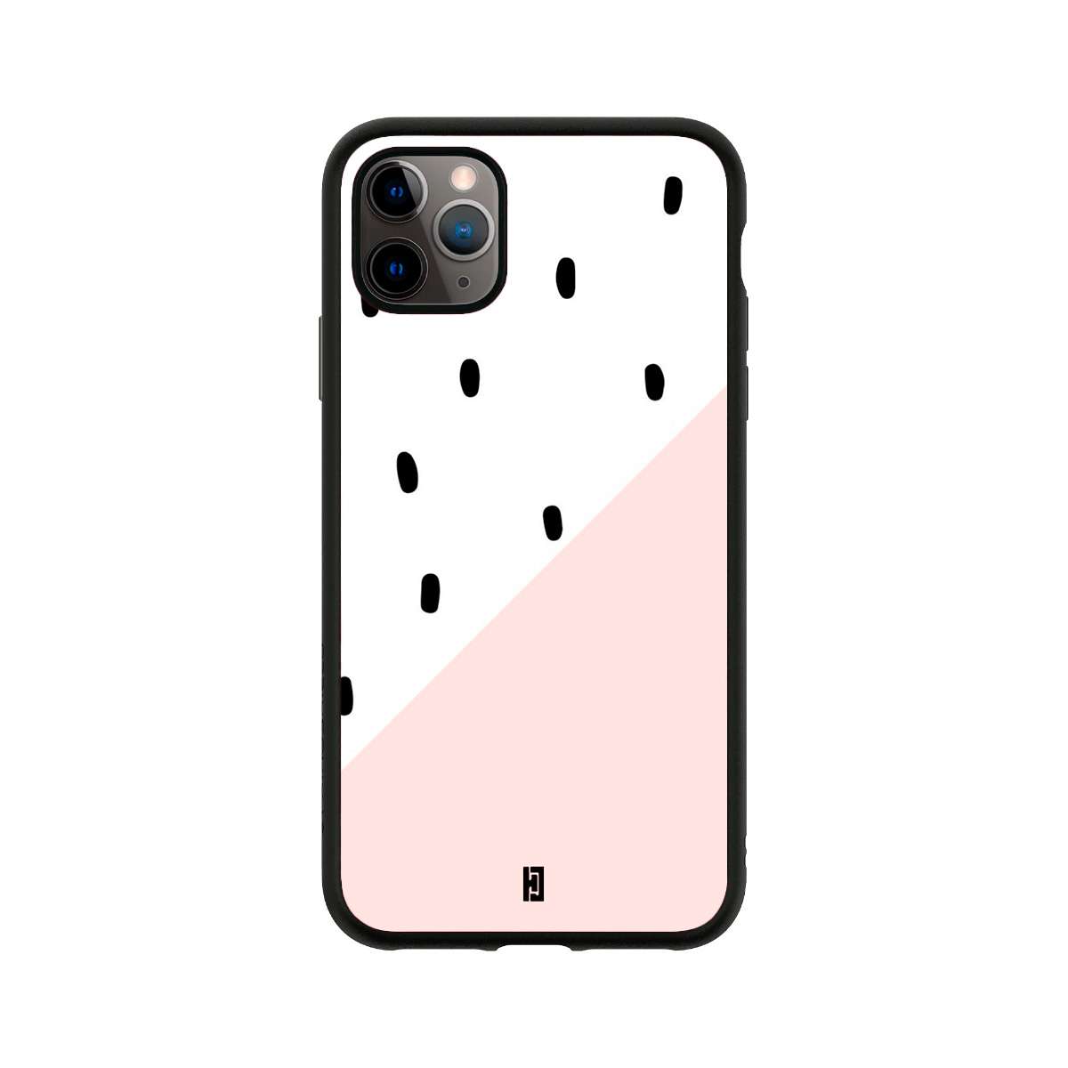 Funda iPhone 11 Pro Puntos Rosas