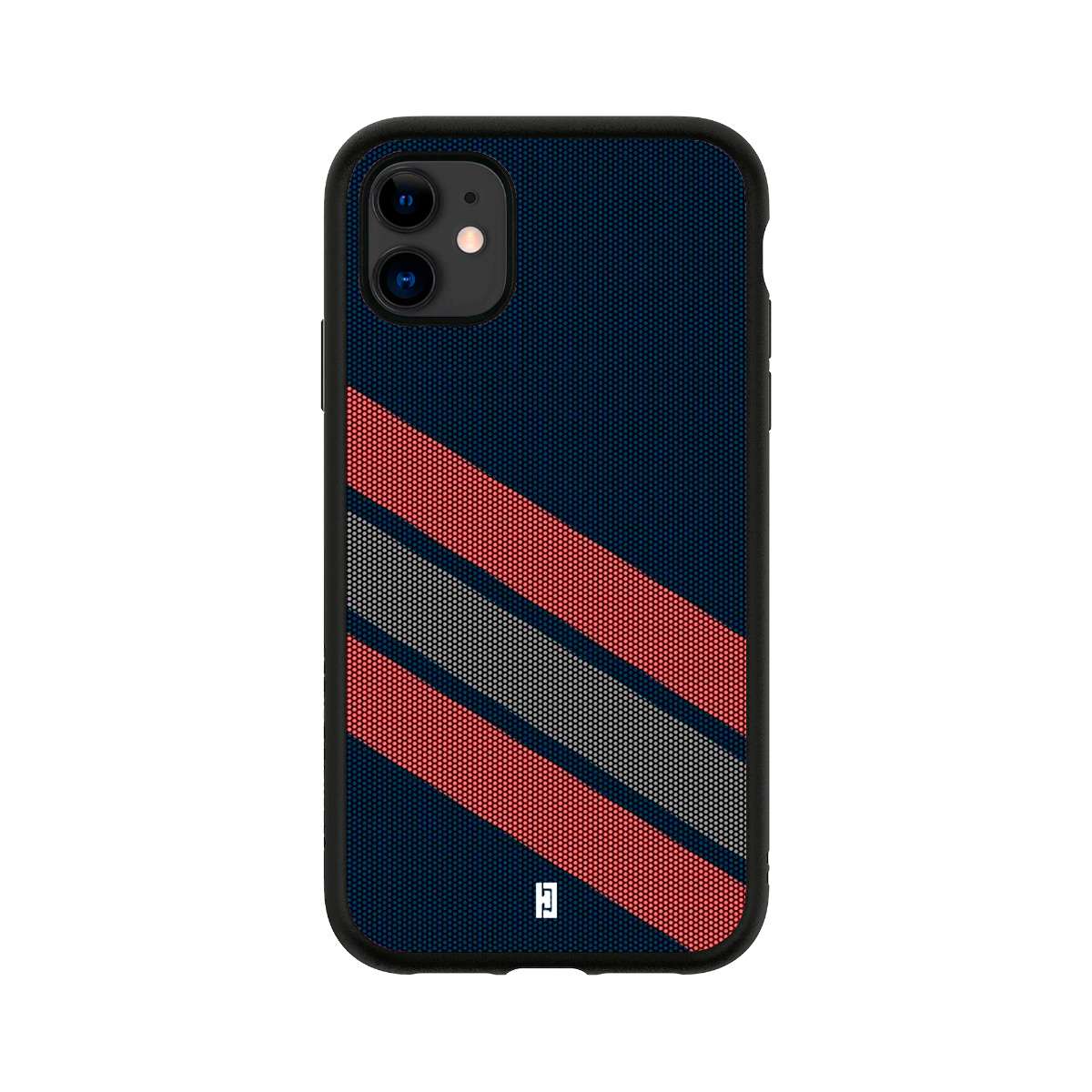 Funda iPhone 11 Rayas Azul