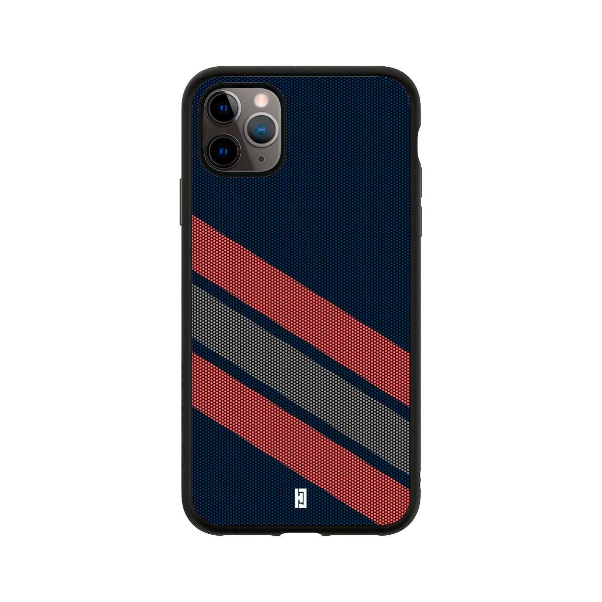 Funda iPhone 11 Pro Rayas Azul