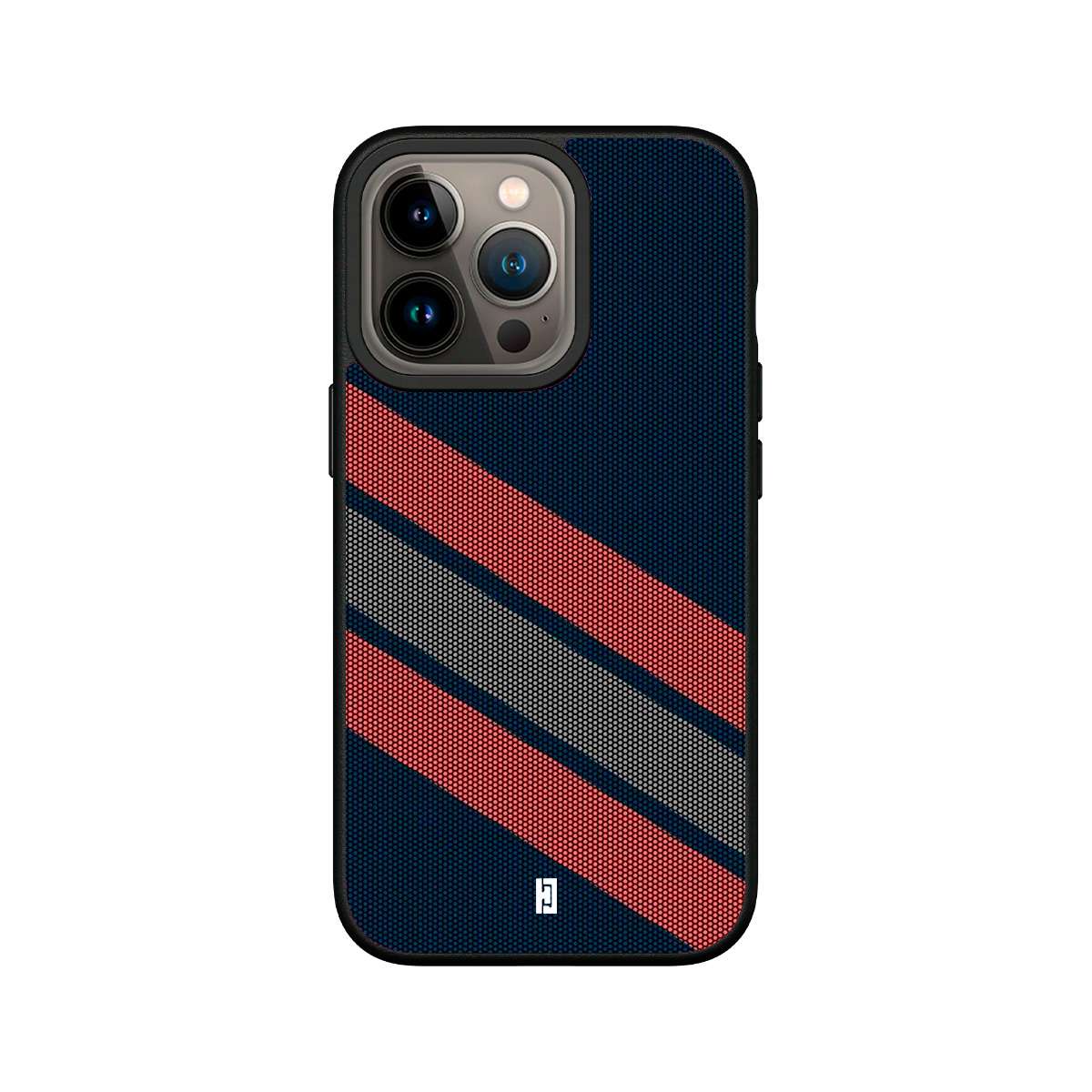 Funda iPhone 12/12 Pro Rayas Azul