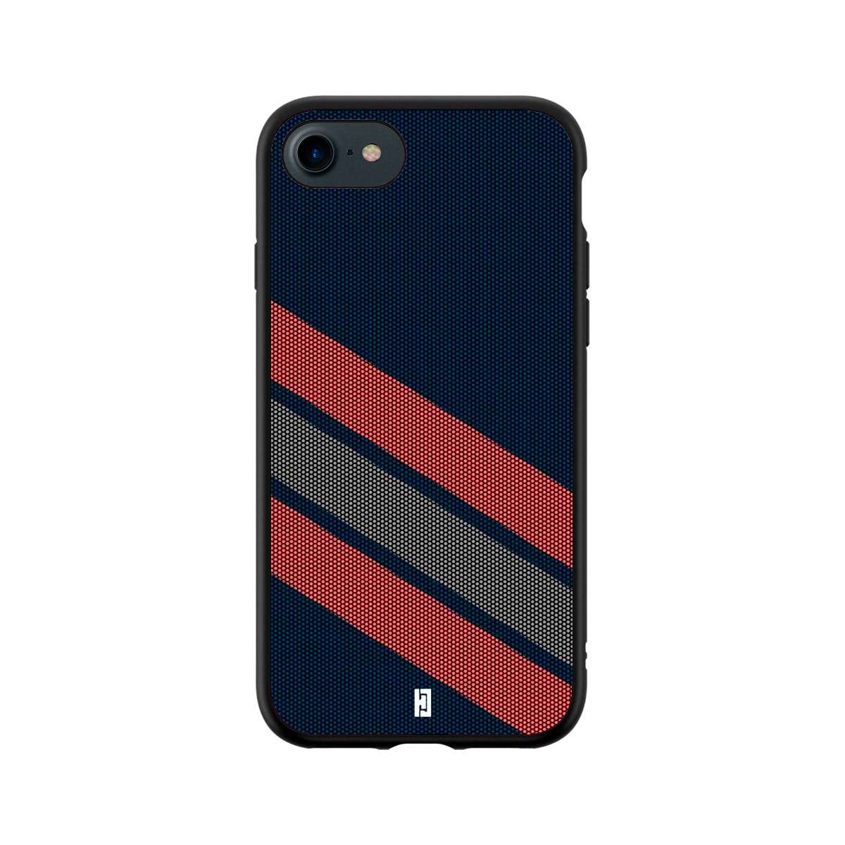 Funda iPhone 7 / 8 Rayas Azul